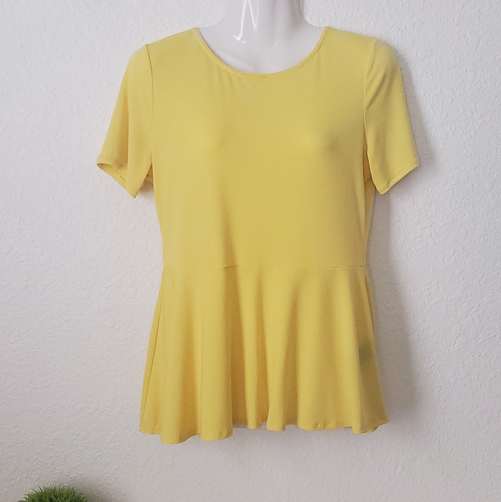 ECI Bright Yellow Blouse